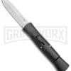 AKC 007 Concord Black OTF Automatic Knife - Satin Dagger -Grindworx Shop AKC 007 Concord Auto Black Satin Dagger BHQ 158279 jr large