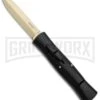 AKC 007 Concord Black OTF Automatic Knife - Dagger Gold Plain 4 AKC 007 Concord Black OTF Automatic Knife - Dagger Gold Plain -Grindworx Shop AKC 007 Concord Dagger OTF Auto Black Gold BP 28946 jr large