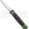 AKC 007 Concord NATO Military Dagger OTF Auto Knife Green/Black - Satin -Grindworx Shop AKC 007 Concord NATO Military Green Black Dagger OTF Auto Satin Flat BHQ 118419 jr large