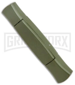 AKC 007 Concord NATO Military OD Green OTF Automatic Knife - Black Flat -Grindworx Shop AKC 007 Concord NATO Military OTF Auto Green Black Flat BHQ 138956 jr side large