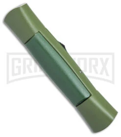 AKC 007 Concord NATO Military OD Green OTF Automatic Knife - Black Dagger -Grindworx Shop AKC 007 Concord NATO Military OTF Auto OD Green Black Dagger BHQ 158254 jr side large