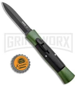 AKC 007 Concord Green/Black OTF Automatic Knife - Dagger Black 3 AKC 007 Concord Green/Black OTF Automatic Knife - Dagger Black -Grindworx Shop AKC 007 Concord OTF Auto Dagger Green Black Black BHQ 96479 jr bottlecap large