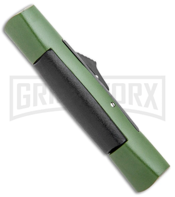 AKC 007 Concord Green/Black OTF Automatic Knife - Dagger Black AKC 007 Concord Green/Black OTF Automatic Knife - Dagger Black -Grindworx Shop AKC 007 Concord OTF Auto Dagger Green Black Black BHQ 96479 jr side large