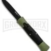 AKC Concord Green/Black OTF Automatic Knife - Flat Black 5 AKC Concord Green/Black OTF Automatic Knife - Flat Black -Grindworx Shop AKC 007 Concord OTF Green Black Flat GX 30500 jr large