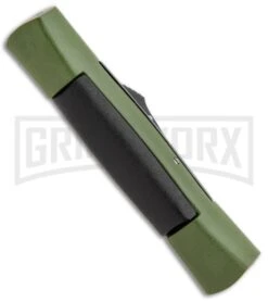 AKC 007 Concord Green/Black OTF Automatic Knife - Dagger Satin 2 AKC 007 Concord Green/Black OTF Automatic Knife - Dagger Satin -Grindworx Shop AKC 007 Concord OTF Green Satin Dagger GX 30502 jr side large