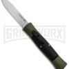AKC 007 Concord Green/Black OTF Automatic Knife - Flat Satin 3 AKC 007 Concord Green/Black OTF Automatic Knife - Flat Satin -Grindworx Shop AKC 007 Concord OTF Green Satin Flat GX 30501 jr large