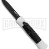 AKC 007 Concord White/Black OTF Automatic Knife - Flat Black 4 AKC 007 Concord White/Black OTF Automatic Knife - Flat Black -Grindworx Shop AKC 007 Concord OTF White Black Flat GX 30496 jr large
