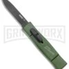 AKC Minion Concord Green OTF Automatic Knife - Spear Point Plain -Grindworx Shop AKC 007 Mini Concord OTF Auto NATO Green Black BHQ 135713 jr large