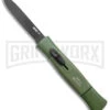 AKC 077 Concord NATO Military Green OTF Automatic Knife - Black Plain -Grindworx Shop AKC 077 Concord OTF Auto NATO Military Green Black Flat BHQ 50796 jr large
