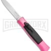 AKC 077 Concord Hot Pink OTF Automatic Knife - Flat Satin Plain -Grindworx Shop AKC 077 Concord OTF Hot Pink BHQ 72005 jr 2 large