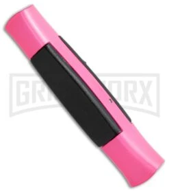 AKC 077 Concord Hot Pink OTF Automatic Knife - Flat Satin Plain 2 AKC 077 Concord Hot Pink OTF Automatic Knife - Flat Satin Plain -Grindworx Shop AKC 077 Concord OTF Hot Pink BHQ 72005 jr side large