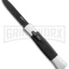 AKC 077 Concord Polish/Black OTF Automatic Knife - Flat Black Plain -Grindworx Shop AKC 077 Concord Polish Black flat black plain BP 22707 er large