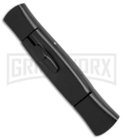 AKC 077 Concord Black OTF Automatic Knife - Dagger Black Plain -Grindworx Shop AKC 077 concord black black dagger BHQ 75607 er spine large