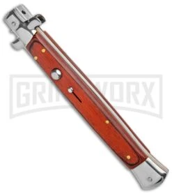 Grindworx Shop 30 Grindworx Shop -Grindworx Shop AKC 13in Rosewood Handle Auto Stiletto Dagger GX 6335 jr spine large