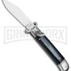 AKC 8" Shot Shell Puller Dark Horn Lever Lock - Clip Point -Grindworx Shop AKC 8in Shot Puller Dark Horn LL CP BP 3306 jr large