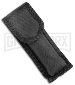 AKC 9" Stiletto Dark Horn Automatic Knife - Bayonet -Grindworx Shop AKC 9in Stiletto Sim Dark Horn Auto Bayo GX 37956 jr sheath large