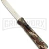 AKC Concord Camo Rubber OTF Automatic Knife - Gold Plain -Grindworx Shop AKC Concord OTF Camo Rubber Gold BHQ 72046 jr 2 large