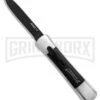 AKC Concord Polish/Black OTF Automatic Knife - Black Plain -Grindworx Shop AKC Concord Polish Black OTF AK Black Plain GX 41627 td large