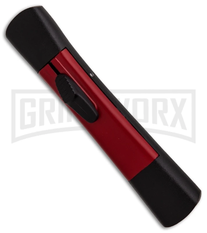 AKC Concord Black/Red OTF Automatic Knife - Tanto Black Plain AKC Concord Black/Red OTF Automatic Knife - Tanto Black Plain -Grindworx Shop AKC Concord Tanto Black Red Black BHQ 90288 er spine large