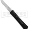 AKC Concord Black OTF Automatic Knife - Tanto Satin Plain -Grindworx Shop AKC Concord Tanto Black Satin BHQ 90284 er large
