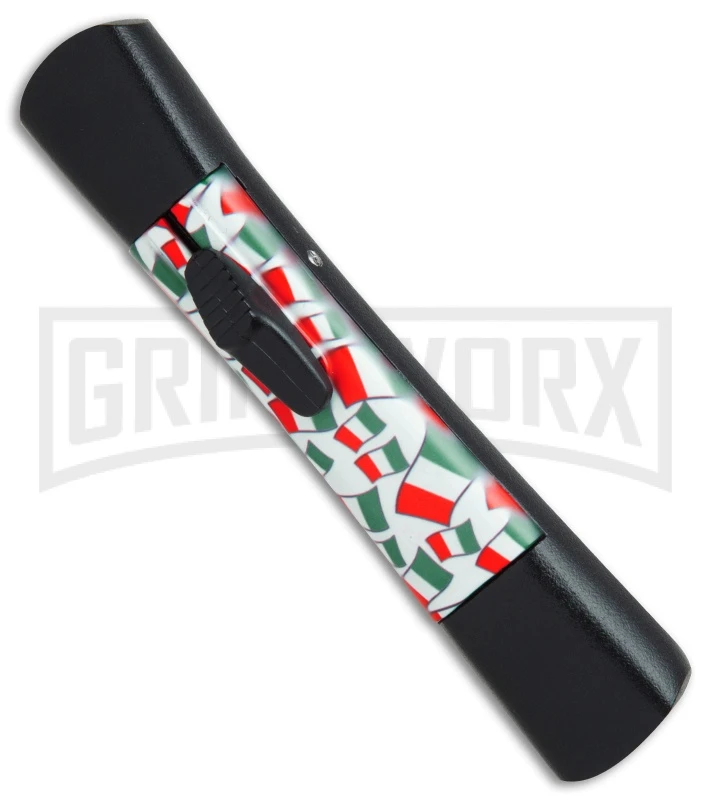 AKC Concord Italy Flag OTF Automatic Knife - Flat Satin Plain AKC Concord Italy Flag OTF Automatic Knife - Flat Satin Plain -Grindworx Shop AKC Concord italy flag flat satin BHQ 75609 er spine large