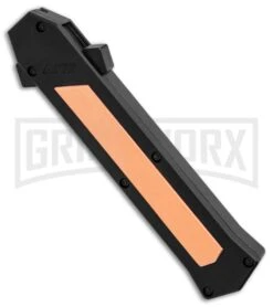 AKC F-16 Copper D/A OTF Automatic Knife - Bayo Satin Plain 2 AKC F-16 Copper D/A OTF Automatic Knife - Bayo Satin Plain -Grindworx Shop AKC F 16 BHQ Exclusive Copper Bayo Satin Plain GX 30992 er spine large