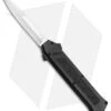 AKC F-16 D/A Bayonet OTF Automatic Knife Black (3.3" Satin) -Grindworx Shop AKC F 16 Black DA OTF Bayo Satin Plain BP 23852 jr