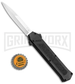 AKC F-16 Black D/A OTF Automatic Knife - Bayo Satin Plain 3 AKC F-16 Black D/A OTF Automatic Knife - Bayo Satin Plain -Grindworx Shop AKC F 16 Black DA OTF Bayo Satin Plain BP 23852 jr bottlecap large