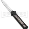 AKC F-16 Diamondback D/A OTF Automatic Knife - Bayo Satin Plain -Grindworx Shop AKC F 16 DA Bayo OTF Auto Diamondback Satin BHQ 131609 jr large