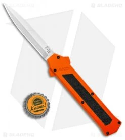 AKC F-16 D/A Bayonet OTF Automatic Knife Orange (3.3" Satin) 3 AKC F-16 D/A Bayonet OTF Automatic Knife Orange (3.3" Satin) -Grindworx Shop AKC F 16 Orange DA OTF Auto Bayo Satin GX 37616 jr bottlecap