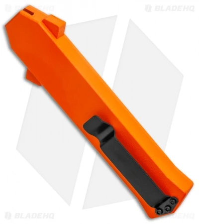 AKC F-16 D/A Bayonet OTF Automatic Knife Orange (3.3" Satin) AKC F-16 D/A Bayonet OTF Automatic Knife Orange (3.3" Satin) -Grindworx Shop AKC F 16 Orange DA OTF Auto Bayo Satin GX 37616 jr side