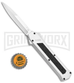 AKC F-16 White D/A OTF Automatic Knife - Bayo Satin Plain 3 AKC F-16 White D/A OTF Automatic Knife - Bayo Satin Plain -Grindworx Shop AKC F 16 White DA OTF Bayo Satin Plain BP 23853 jr bottlecap large