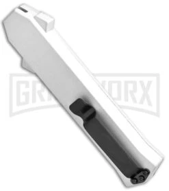 AKC F-16 White D/A OTF Automatic Knife - Bayo Satin Plain 2 AKC F-16 White D/A OTF Automatic Knife - Bayo Satin Plain -Grindworx Shop AKC F 16 White DA OTF Bayo Satin Plain BP 23853 jr side large