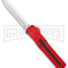 AKC F-20 Red D/A OTF Automatic Knife - Satin Plain -Grindworx Shop AKC F 20 DA Dagger OTF Auto Red Satin BHQ 140483 jr large