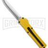 AKC F-20 D/A Drop Point Yellow OTF Automatic Knife - Satin Plain 4 AKC F-20 D/A Drop Point Yellow OTF Automatic Knife - Satin Plain -Grindworx Shop AKC F20 DA DP OTF AK Yelow 3in Satin BHQ 178601 td large