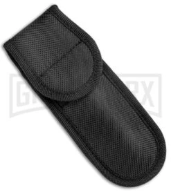 AKC 9" Ebony Leverlock Automatic Stiletto Bayonet Knife - Satin Plain -Grindworx Shop AKC Leverletto LL Ebony Satin Bayo BHQ 139882 jr sheath large