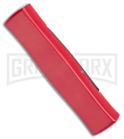 AKC Minion Concord Red/Black OTF Automatic Knife - Black Plain 2 AKC Minion Concord Red/Black OTF Automatic Knife - Black Plain -Grindworx Shop AKC Minion Concord OTF Auto Red Black Black BHQ 24199 jr side large