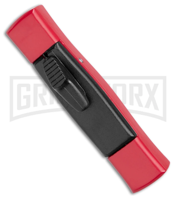 AKC Minion Concord Red/Black OTF Automatic Knife - Black Plain AKC Minion Concord Red/Black OTF Automatic Knife - Black Plain -Grindworx Shop AKC Minion Concord OTF Auto Red Black Black BHQ 24199 jr spine large