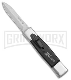 AKC Minion Concord Polish/Black OTF Automatic Knife - Satin Dagger
