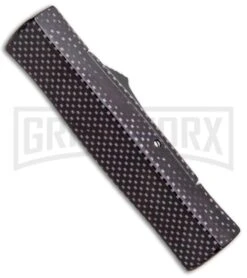 AKC Minion Concord Sim Carbon Fiber OTF Automatic Knife - Black Flat 2 AKC Minion Concord Sim Carbon Fiber OTF Automatic Knife - Black Flat -Grindworx Shop AKC Minion Concord Slim CF OTF Auto Black Flat GX 33108 jr side large