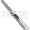 AKC Concord Polished OTF Automatic Knife - Satin Plain -Grindworx Shop AKC OTF Concord Silver Dagger BHQ 52365 jr large