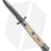 AKC Swinguard 9" Automatic Italian Stiletto Sim Ivory (4" Damascus Bayonet)