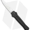 AKC X-treme Ace Automatic Knife Black (3.6" Satin) -Grindworx Shop AKC X TREME ACE Side Opening Automatic Knife Black Satin BHQ 100386 kp open