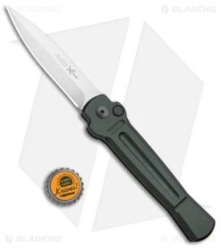 AKC X-treme Ace Automatic Knife Green (3.6" Satin) -Grindworx Shop AKC X TREME ACE Side Opening Automatic Knife Green Satin BHQ 100383 kp bottle cap