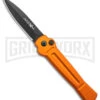 AKC X-treme Ace Automatic Knife - Orange -Grindworx Shop AKC X treme Ace Auto Orange Black BHQ 136123 jr large