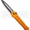 AKC X-treme Ace Orange Automatic Knife - Two Tone Dagger Plain -Grindworx Shop AKC X treme Ace Auto Orange TT BHQ 143389 jr large