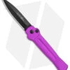 AKC X-treme Ace Automatic Knife Purple (3.6" Black) -Grindworx Shop AKC X treme Ace Auto Purple Black BHQ 179221 jr