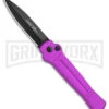 AKC X-treme Ace Purple Automatic Knife - Black Plain 4 AKC X-treme Ace Purple Automatic Knife - Black Plain -Grindworx Shop AKC X treme Ace Auto Purple Black BHQ 179221 jr large