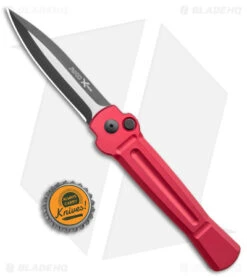 AKC X-treme Ace Automatic Knife Red (3.6" Two Tone) 3 AKC X-treme Ace Automatic Knife Red (3.6" Two Tone) -Grindworx Shop AKC X treme Ace Auto Red TT BHQ 143382 jr bottlecap