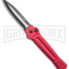 AKC X-treme Ace Red Automatic Knife - Two Tone Plain -Grindworx Shop AKC X treme Ace Auto Red TT BHQ 143382 jr large